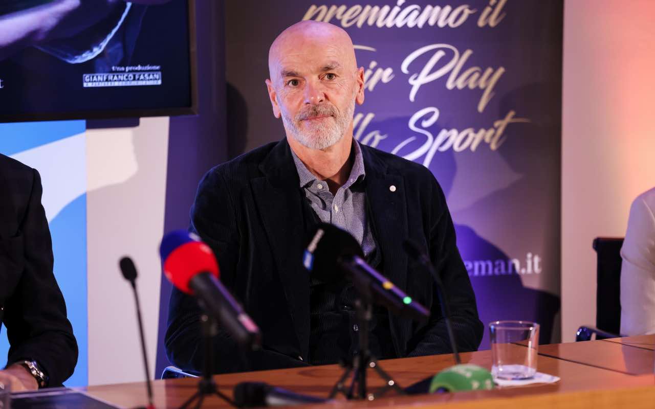 Stefano Pioli in conferenza