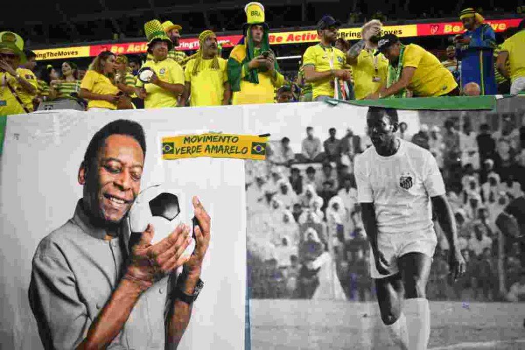 Striscione Pelé