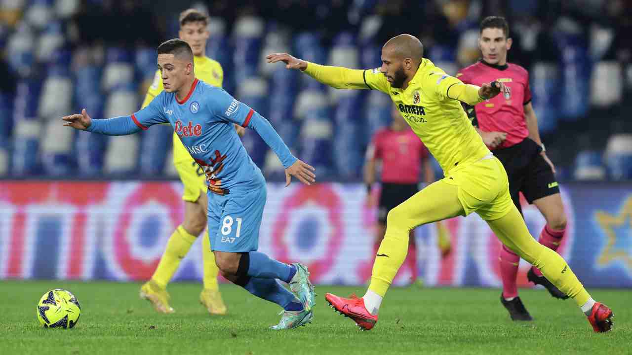 raspadori napoli villarreal