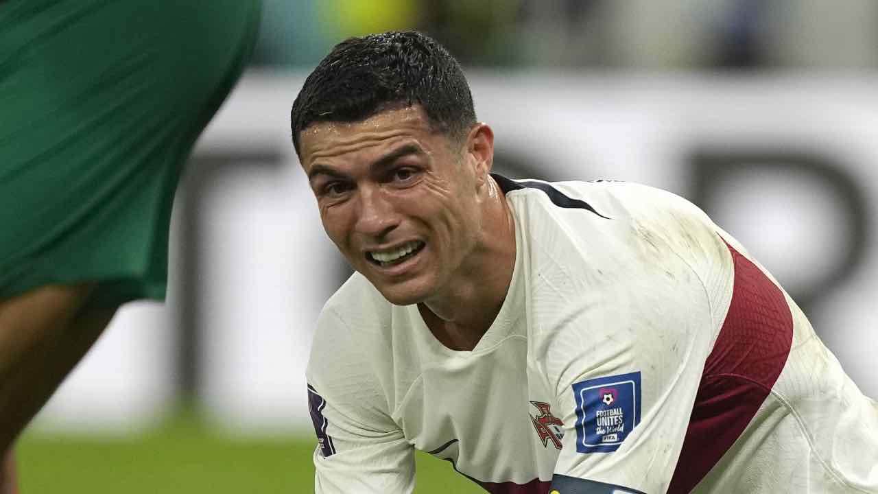 Ronaldo in lacrime