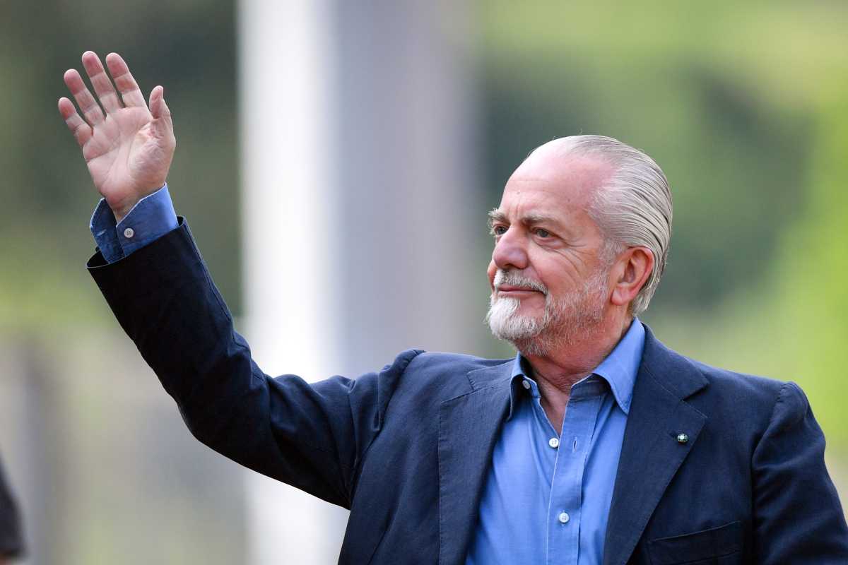 De Laurentiis saluta felice Napoli