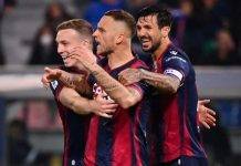 Esultanza Arnautovic contro il Sassuolo