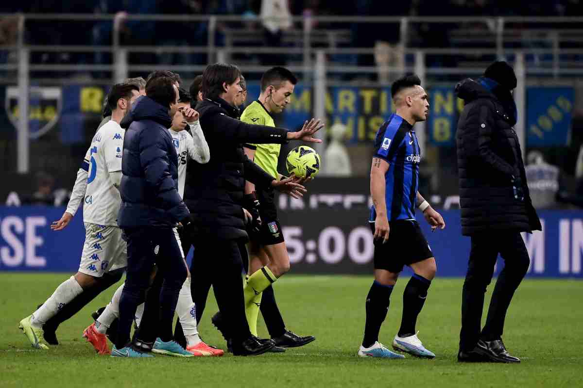 Proteste dell'Inter