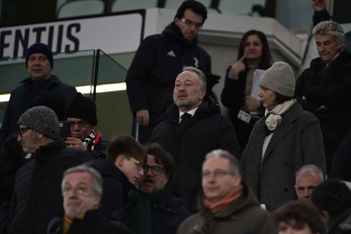 Ferrero in tribuna Juve