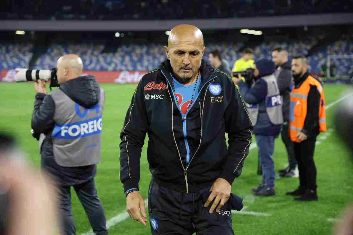 Spalletti cammina a testa bassa Napoli