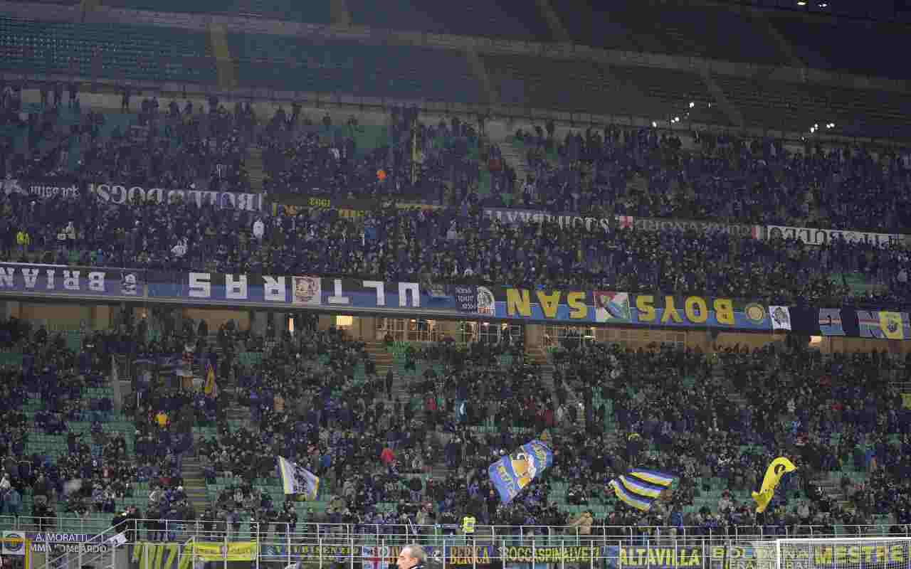 tifosi inter boys curva nord