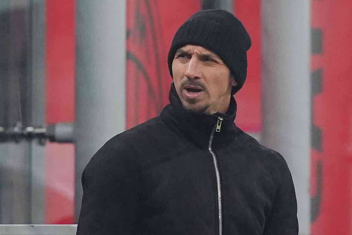 Zlatan Ibrahimovic in tribuna