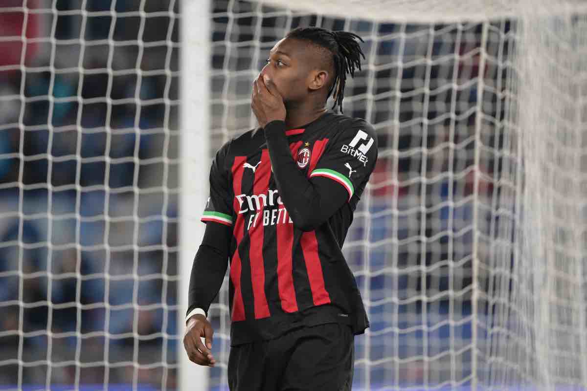 Rafael Leao pensieroso