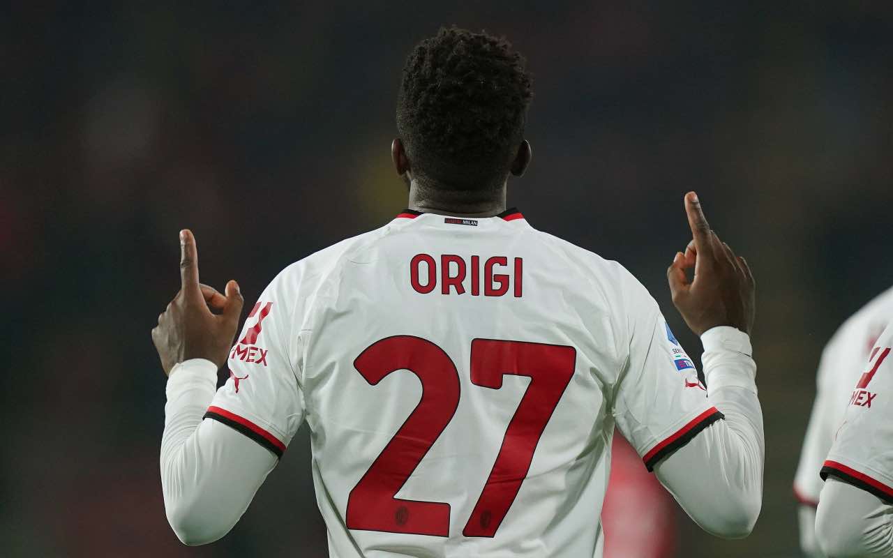 Origi festeggia dopo un gol