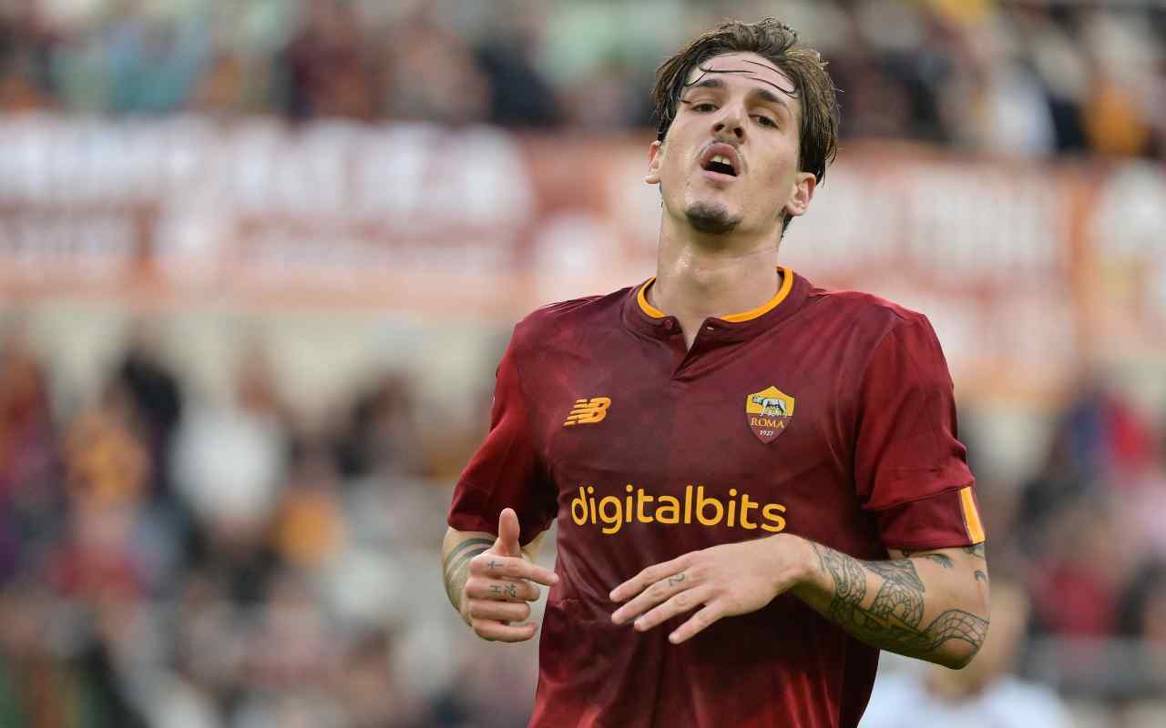 Zaniolo in azione 