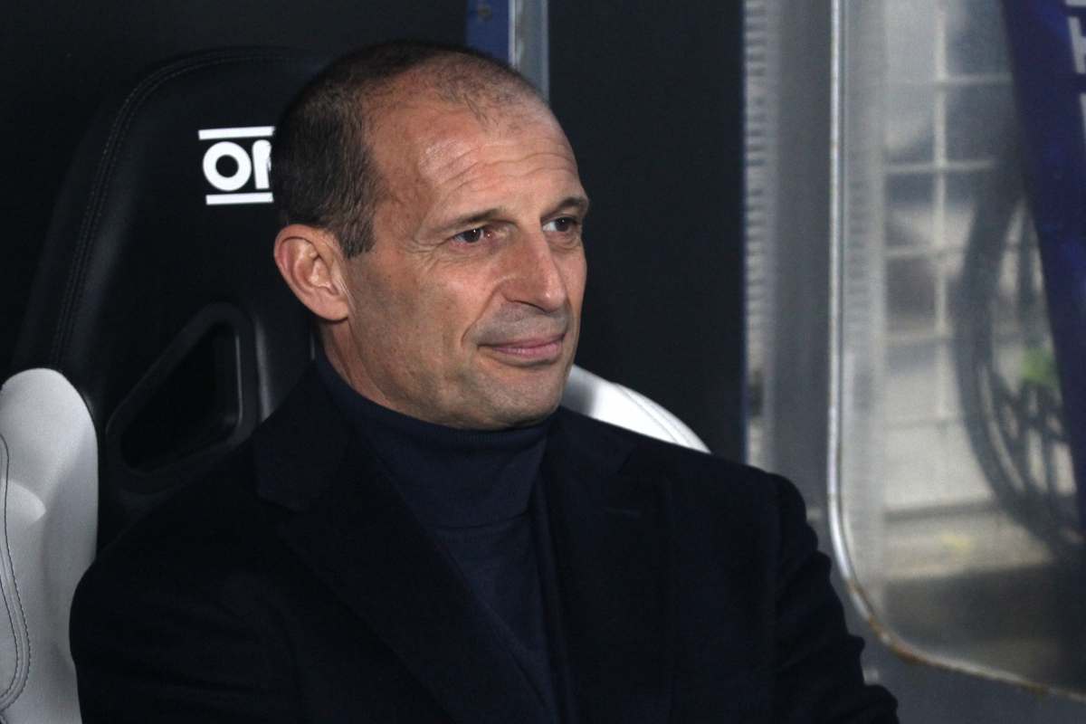 Allegri in panchina Juve