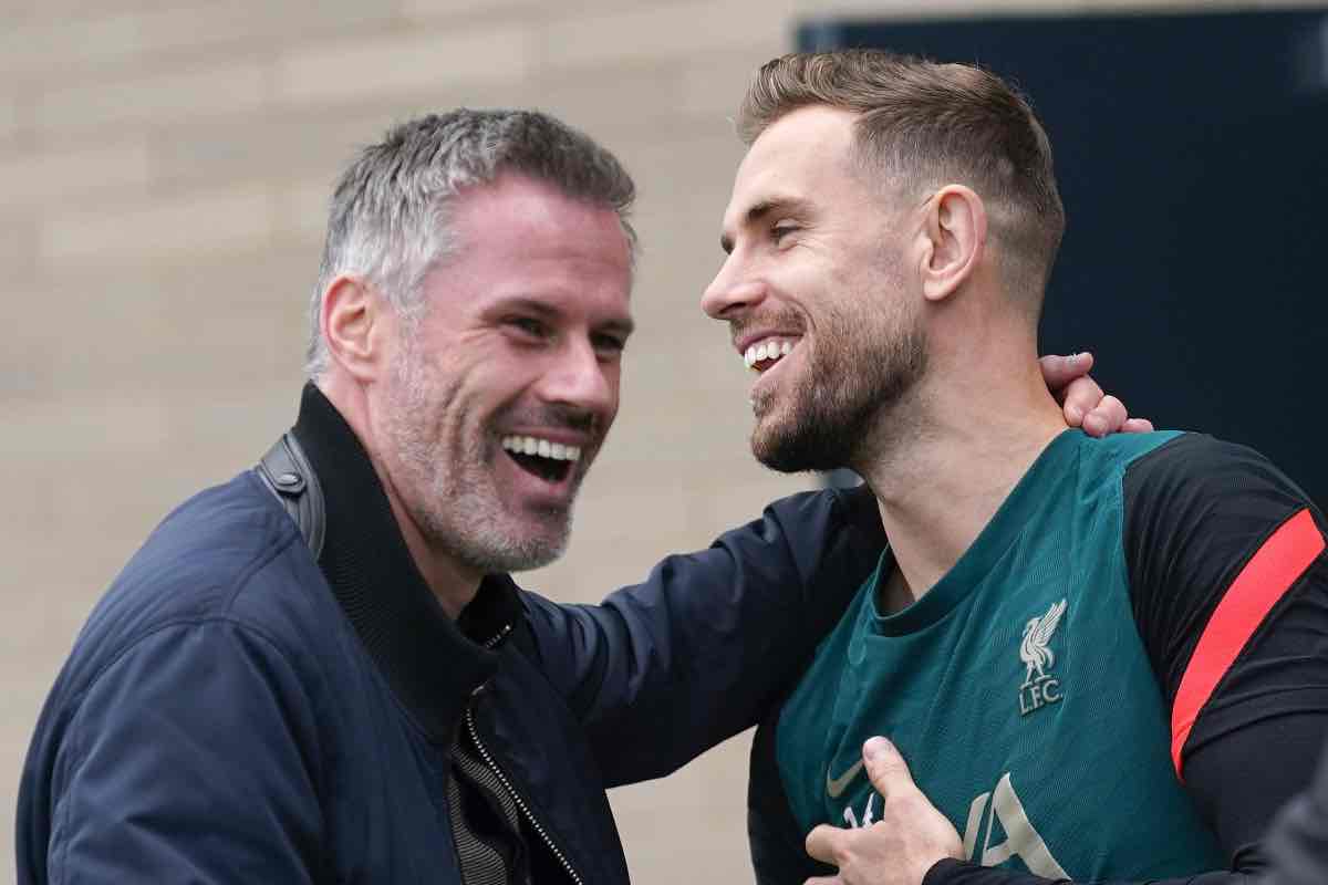 Carragher sorridente