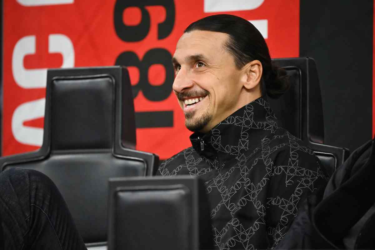 Zlatan Ibrahimovic sorridente Milan