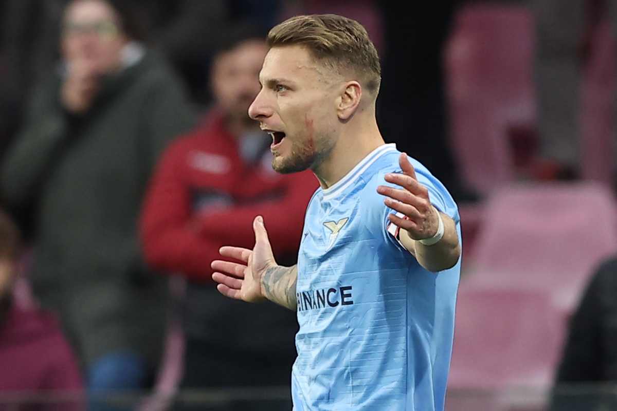 Immobile esulta Lazio