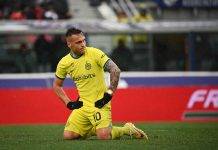 Lautaro Martinez triste