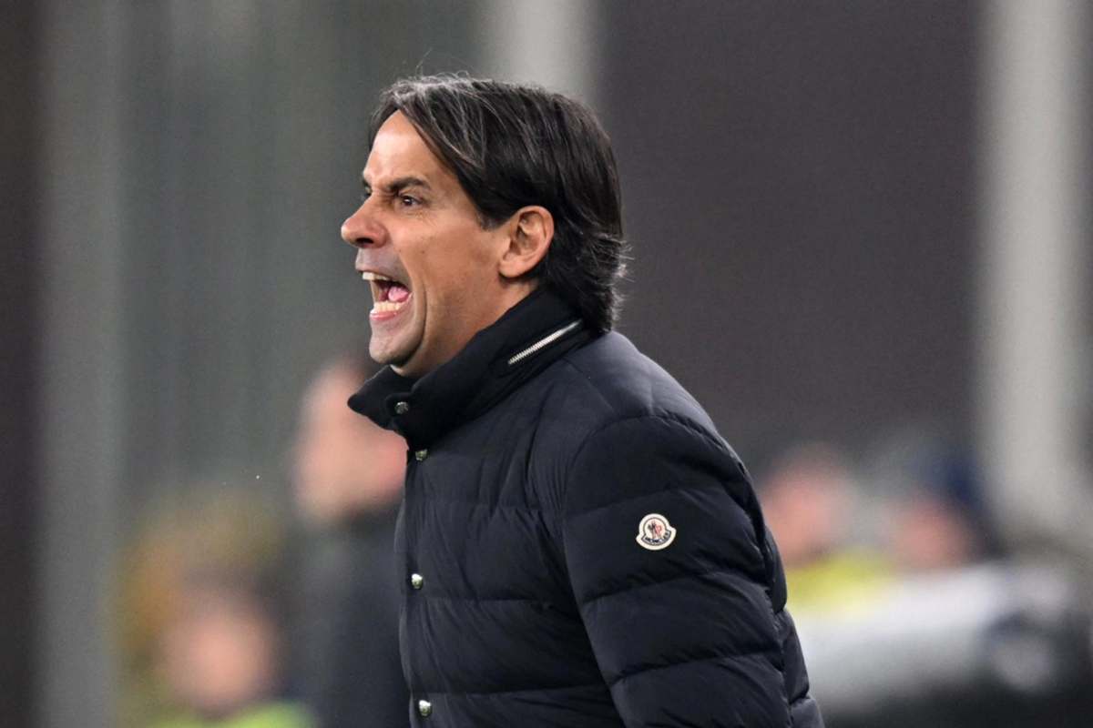 Simone Inzaghi in panchina