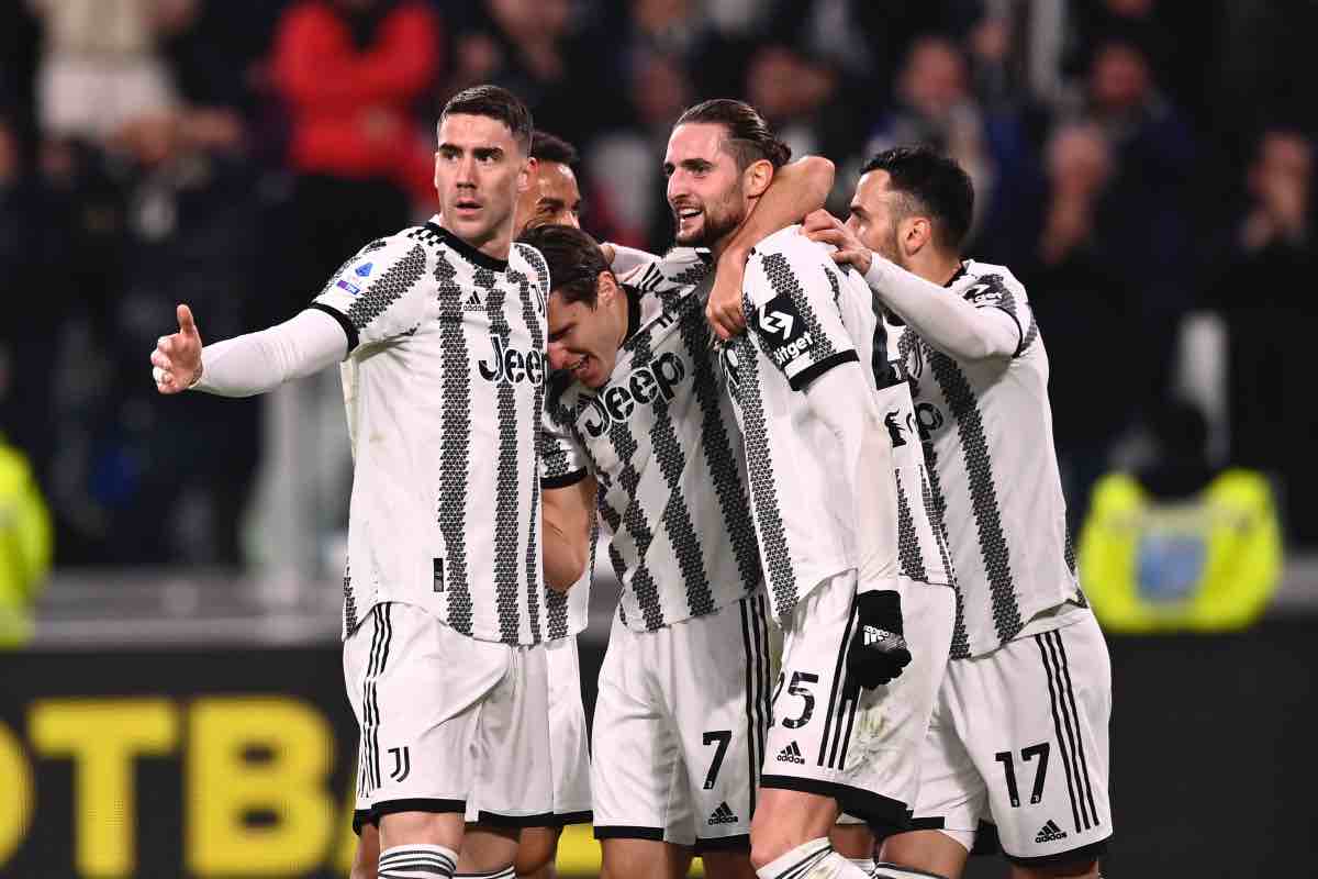 La Juve esulta al gol