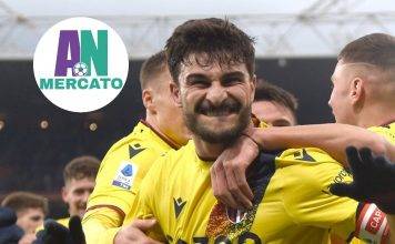 Orsolini esulta