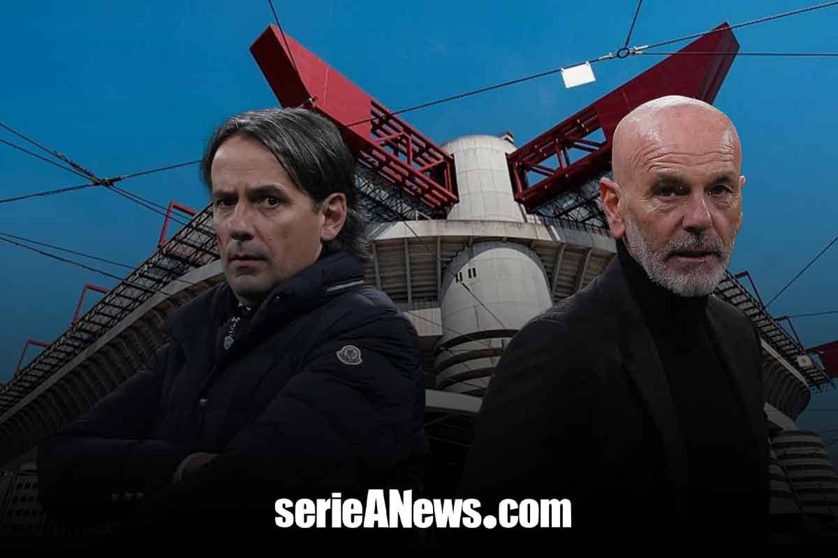 Pioli ed Inzaghi pensierosi