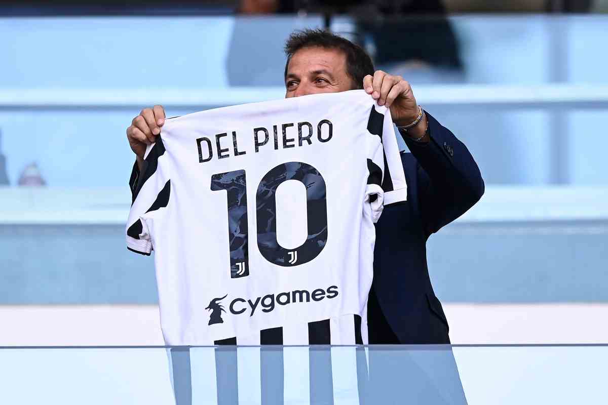 Del Piero con la maglia