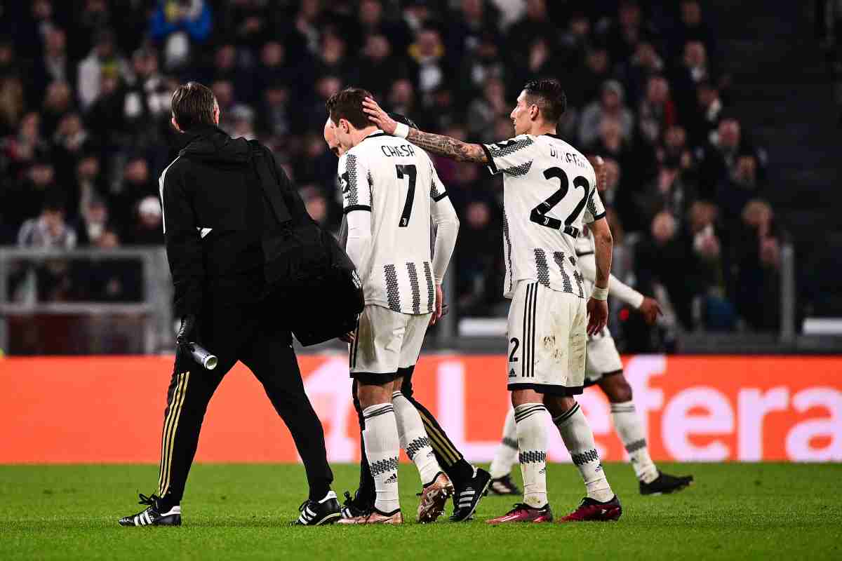 Chiesa con i compagni Juventus