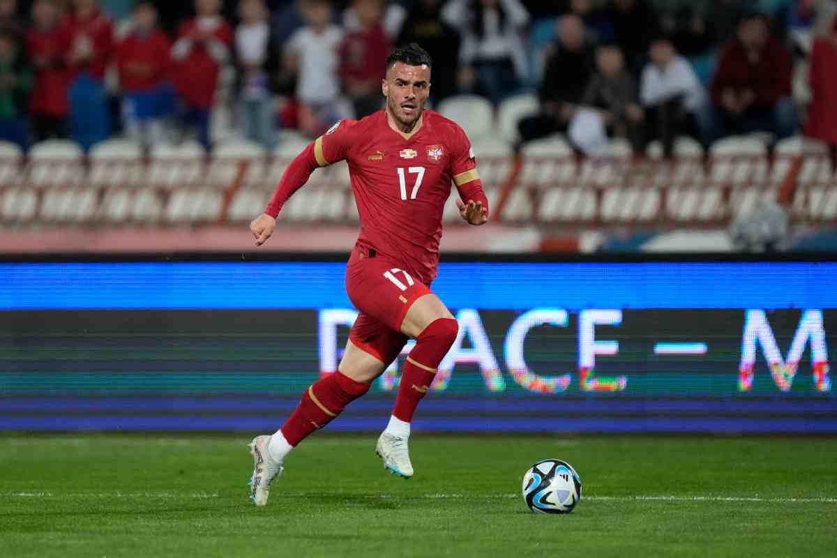 Kostic in campo Serbia