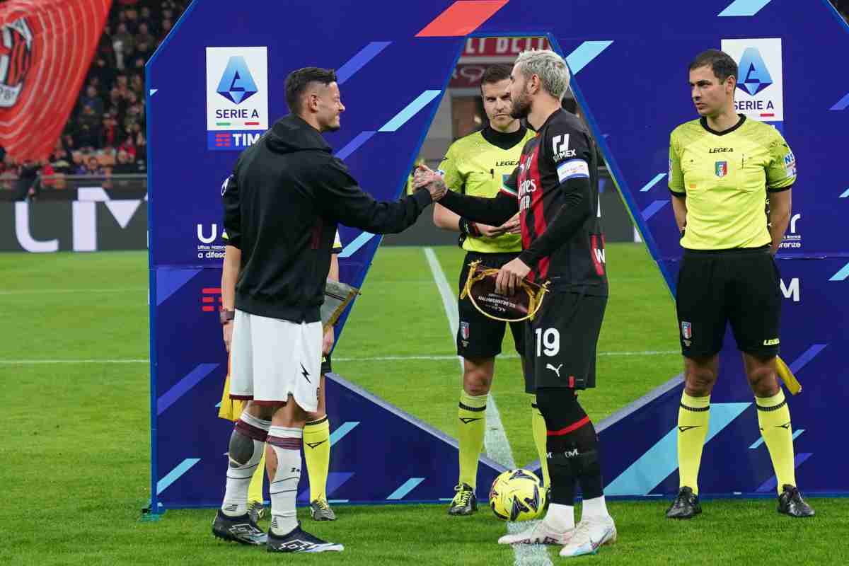 Milan Salernitana in campo