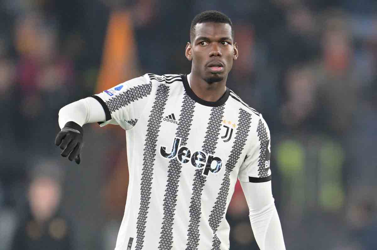 Pogba in azione