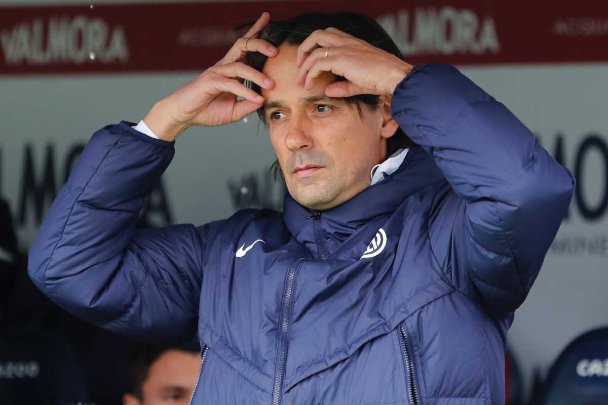 Simone Inzaghi in panchina