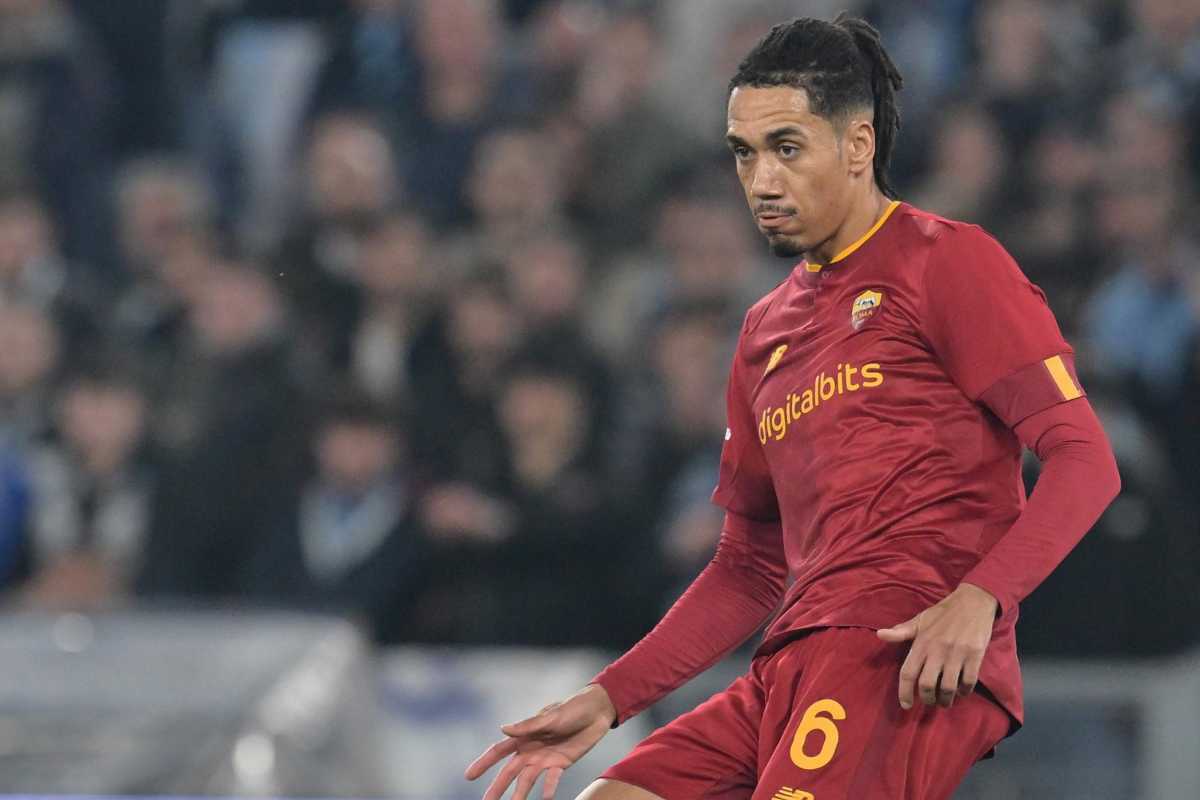 Smalling in campo Roma