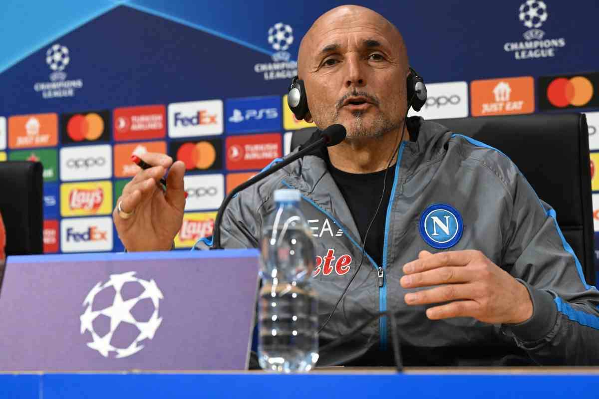 Spalletti in conferena stampa 