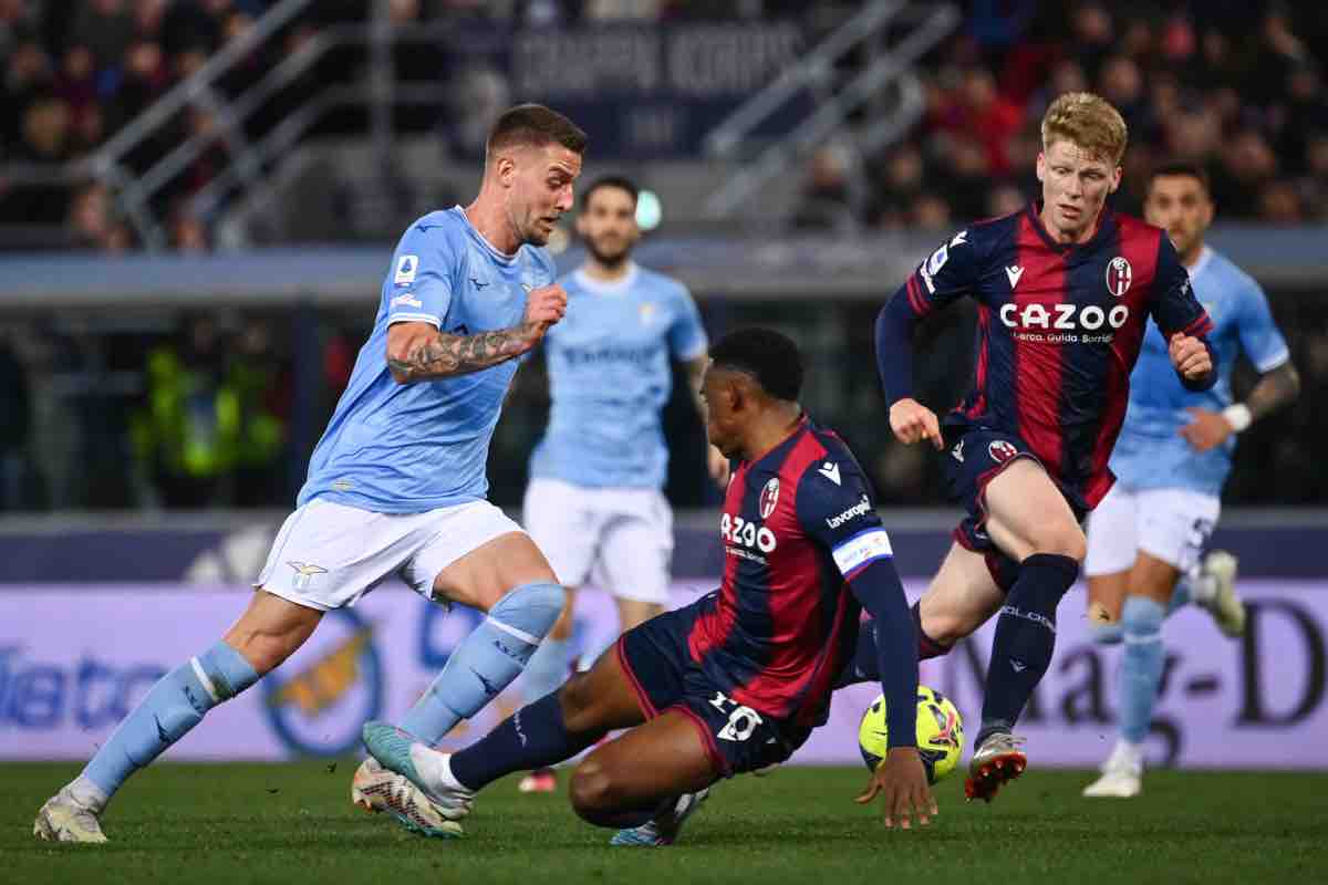 Bologna-Lazio in campo