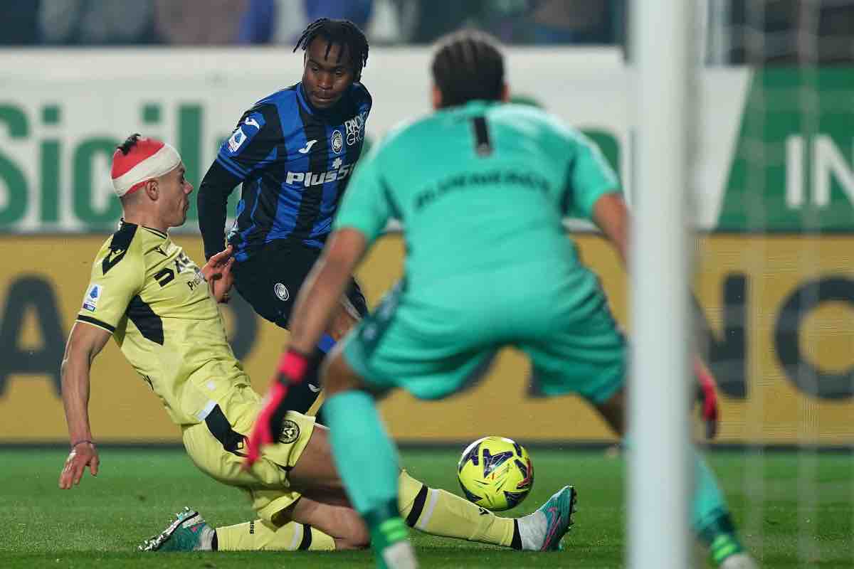 Atalanta-Udinese in campo