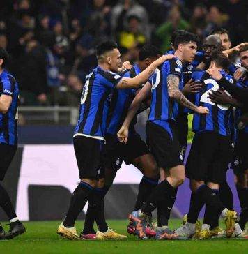 L'Inter festeggia