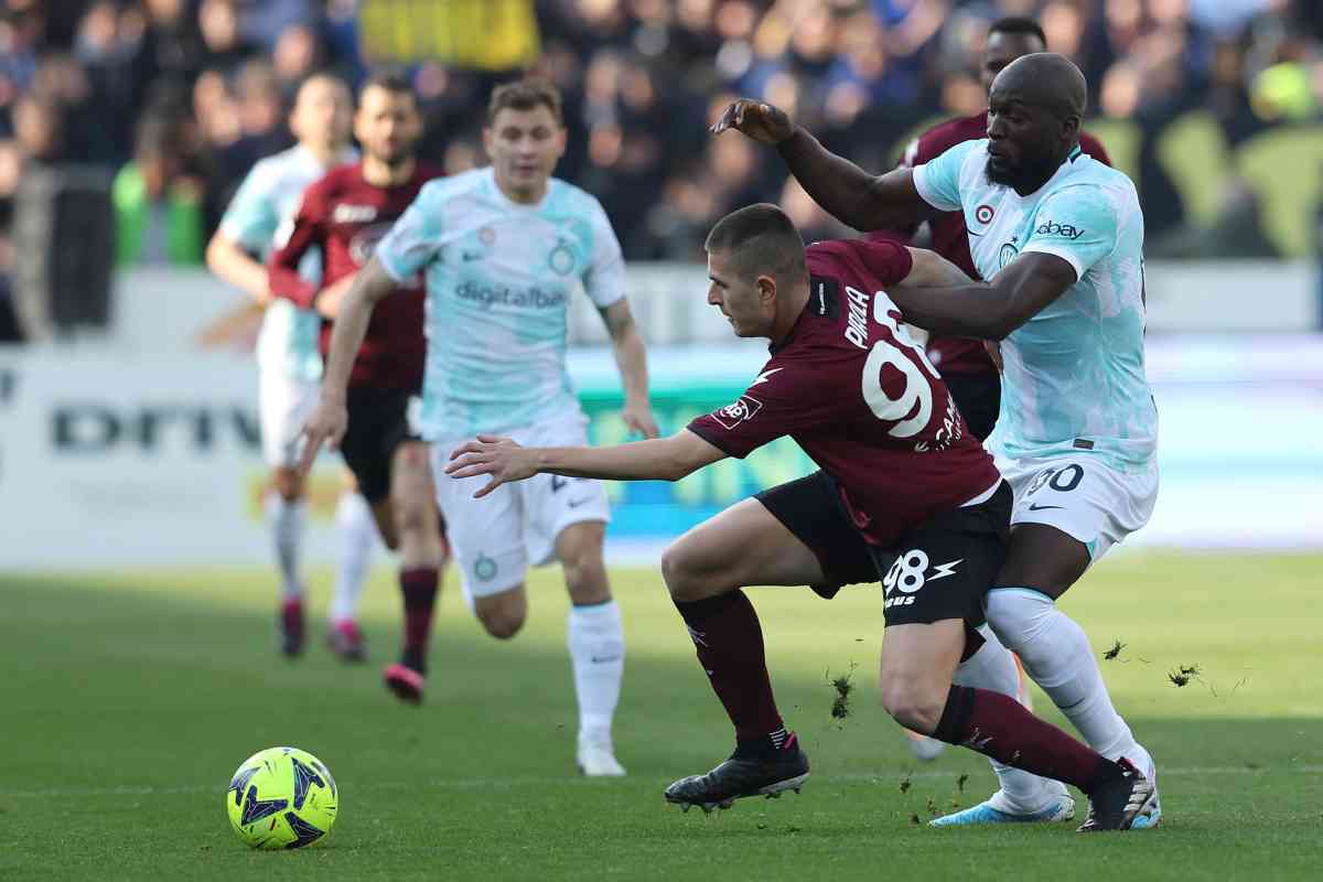 Lukaku in azione 