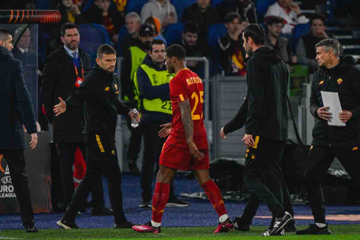 Wijnaldum Smalling infortunio Roma