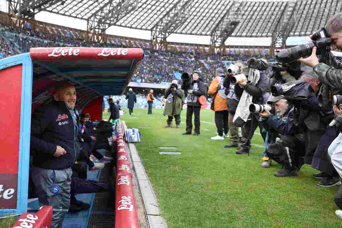 Spalletti abbozza un sorriso: il tecnico ha parlato prima del Milan