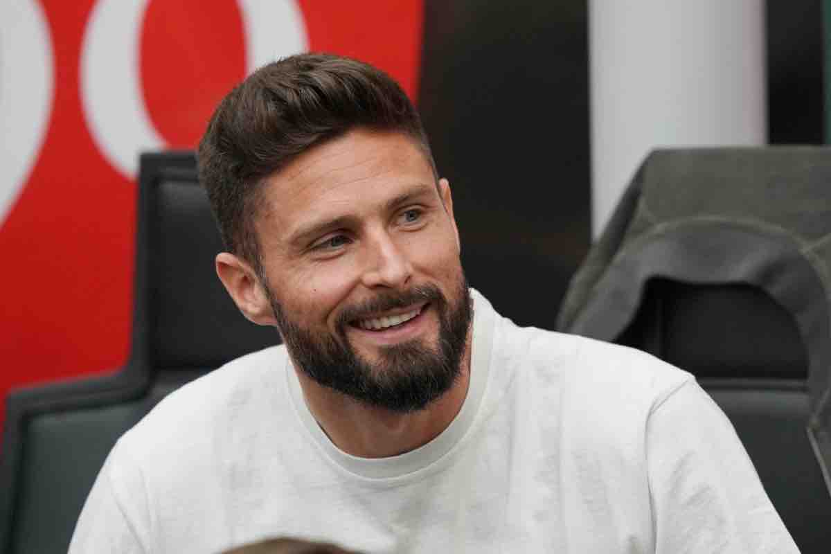 Olivier Giroud in panchina 