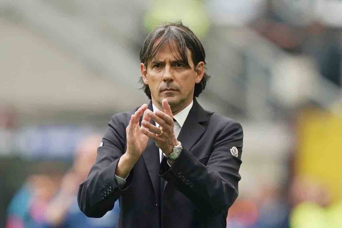 Simone Inzaghi applaude