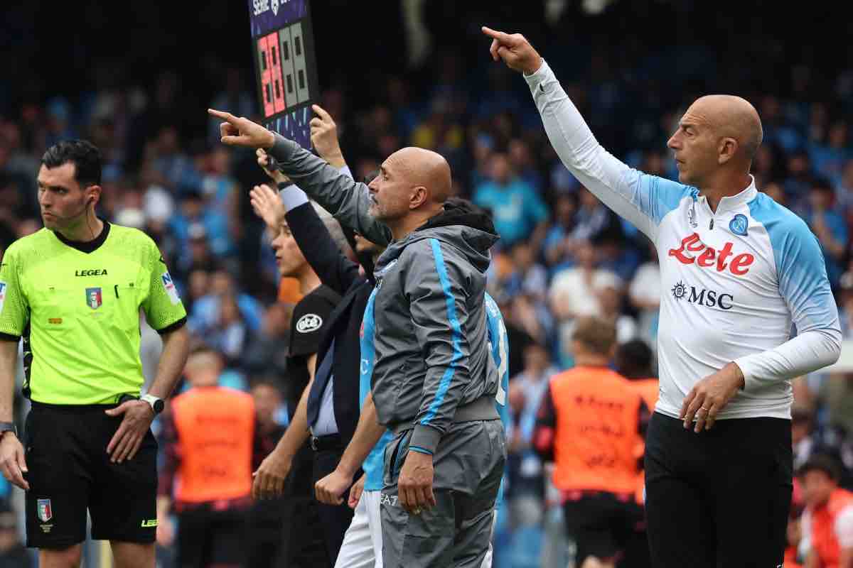 Luciano Spalletti a bordocampo