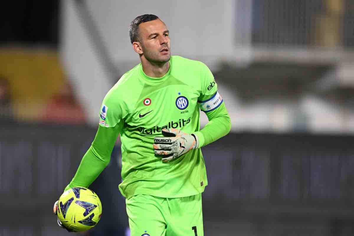 Samir Handanovic in campo