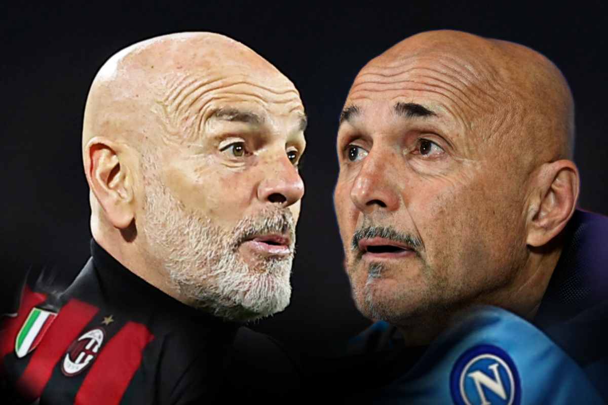 Spalletti e Pioli pre Milan Napoli