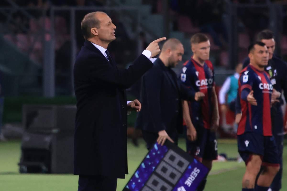 Allegri in panchina 