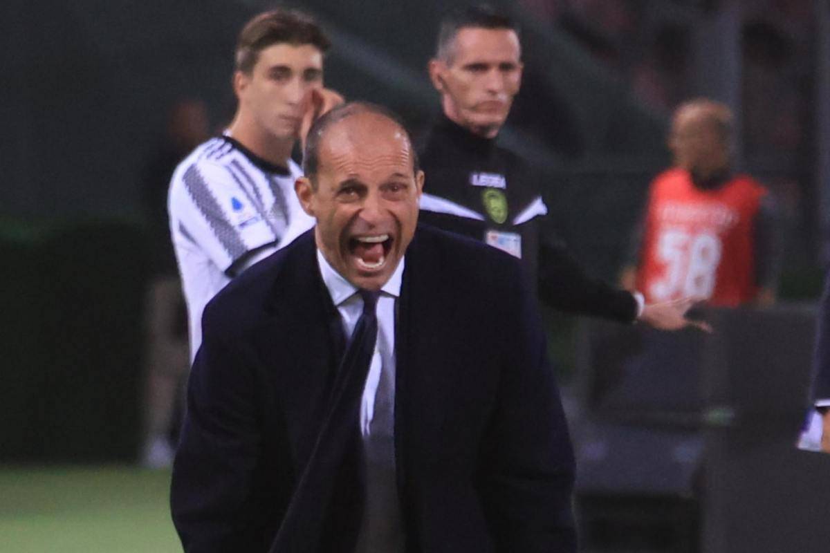 Allegri arrabbiato 