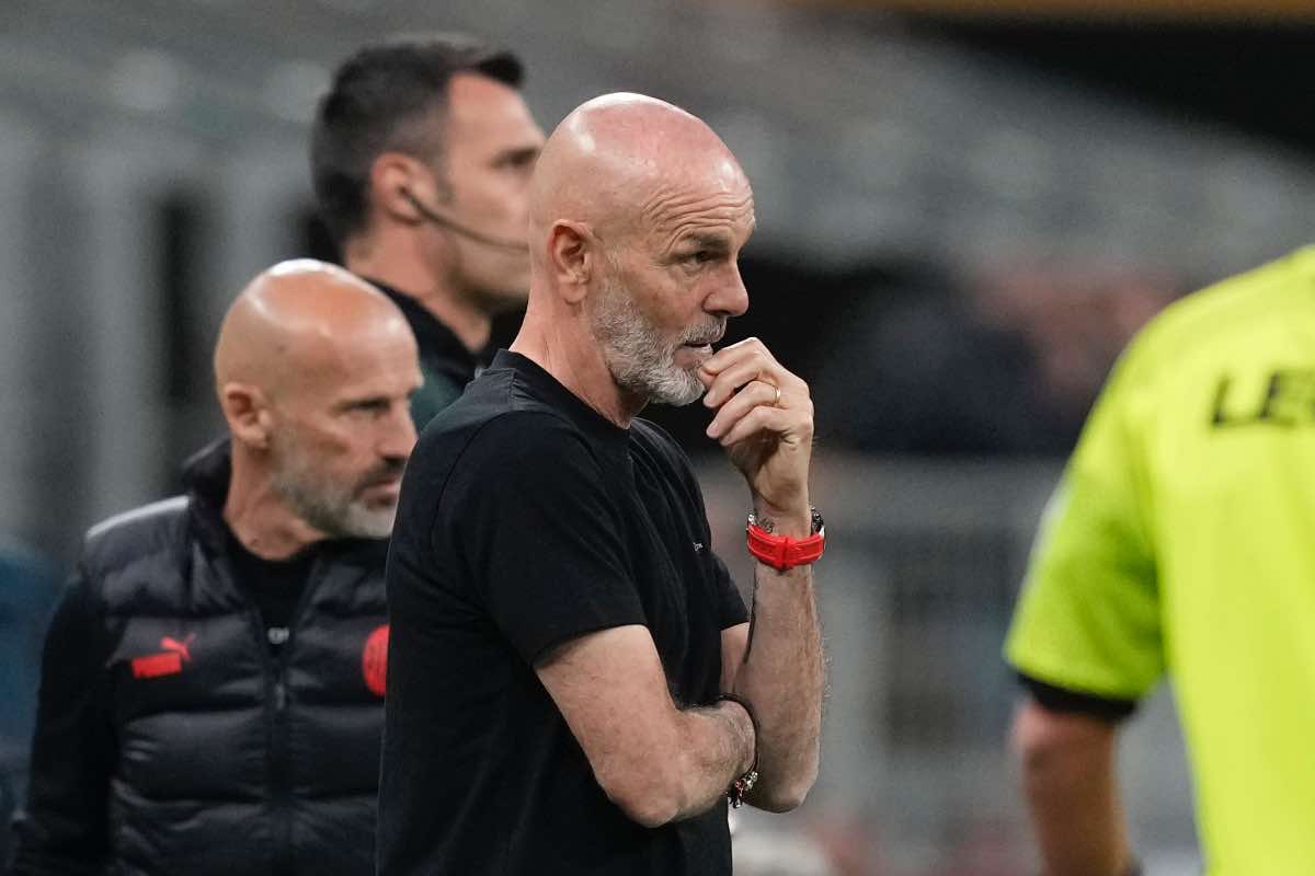 Pioli conferenza Milan Inter Leao