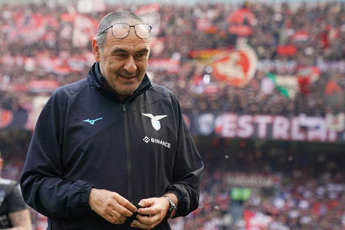 Sarri esulta per il colpo