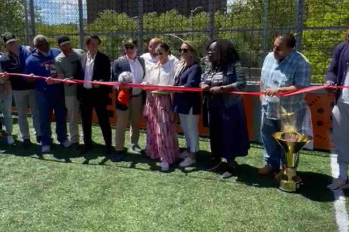 Serie A inaugurazione campi Bronx