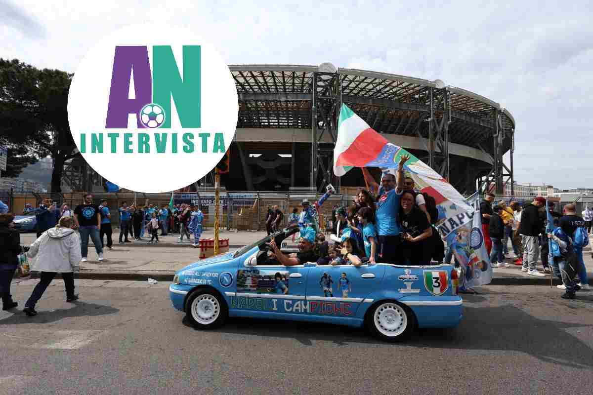 Tifosi esterno al Maradona 