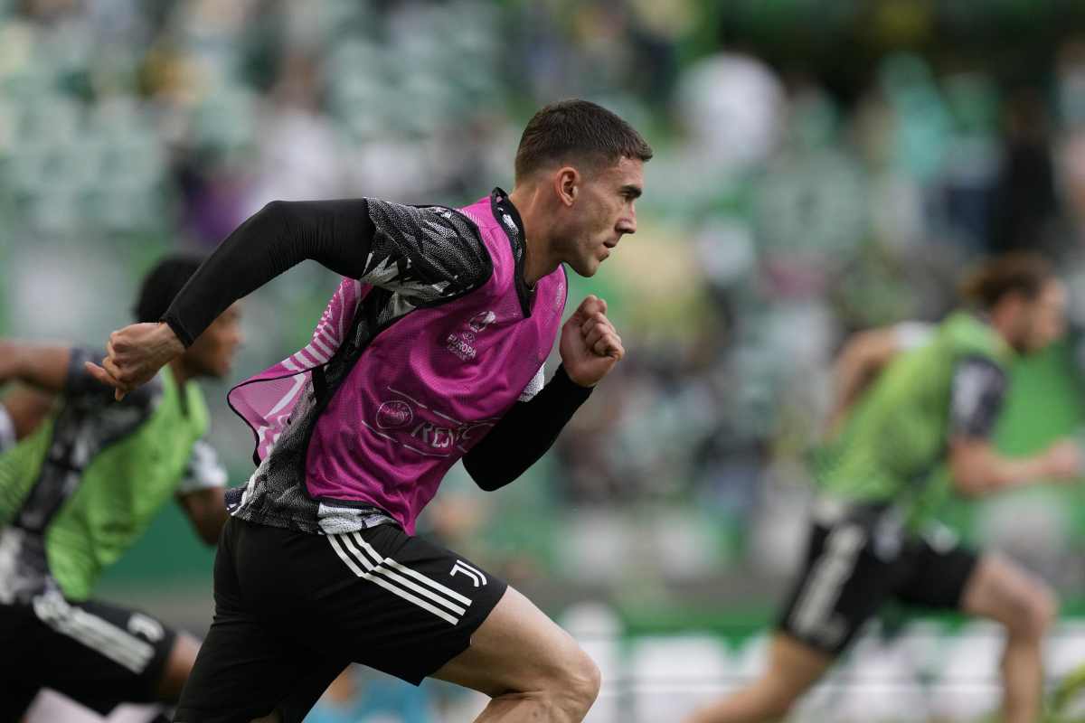 Vlahovic corre