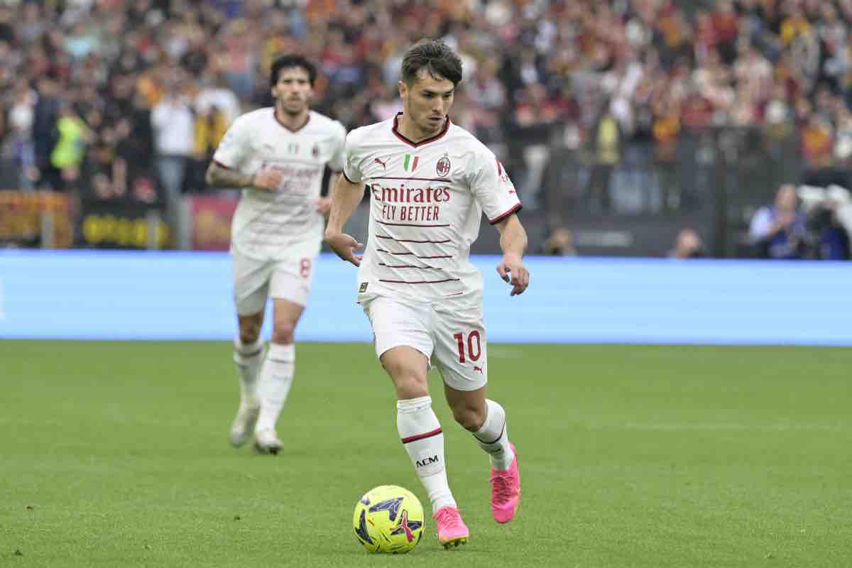 Brahim Diaz in campo 